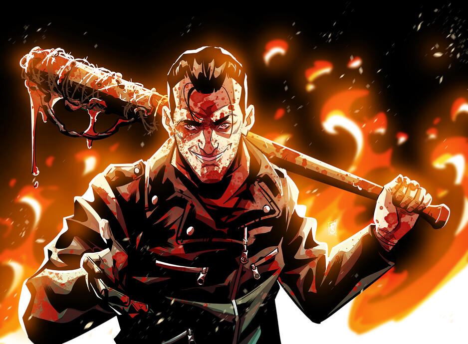 Negan Card [colors by me]