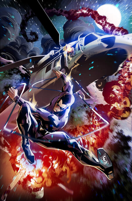 The Phantom vs. The Sky Band #1 (colors by me)