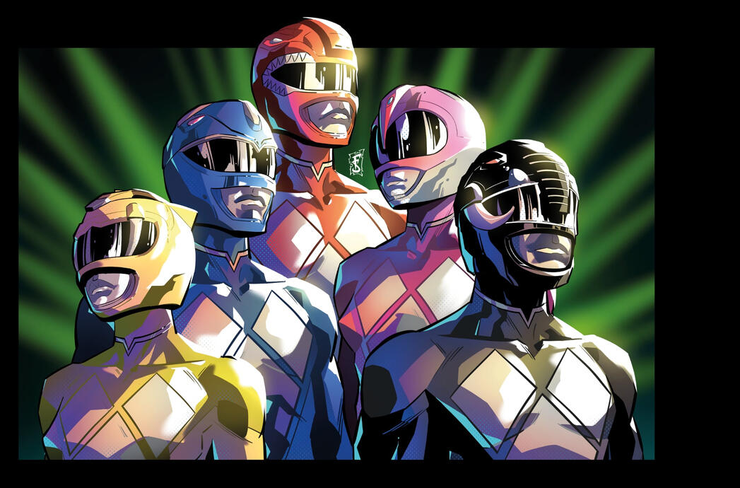 Mighty Morphin Power Rangers #1 BOOM! Direct Reserve Exclusive [colors by me]